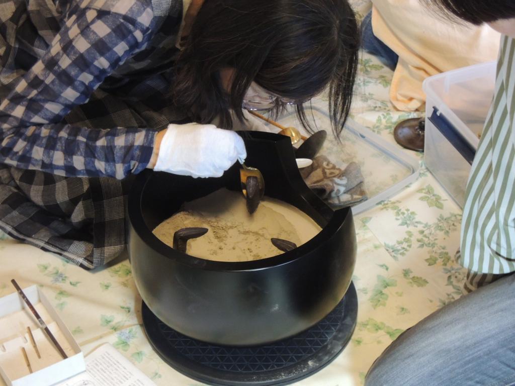 2025年4月 風炉の灰型講習会
